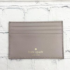 Kate Spade Taupe Card Holder